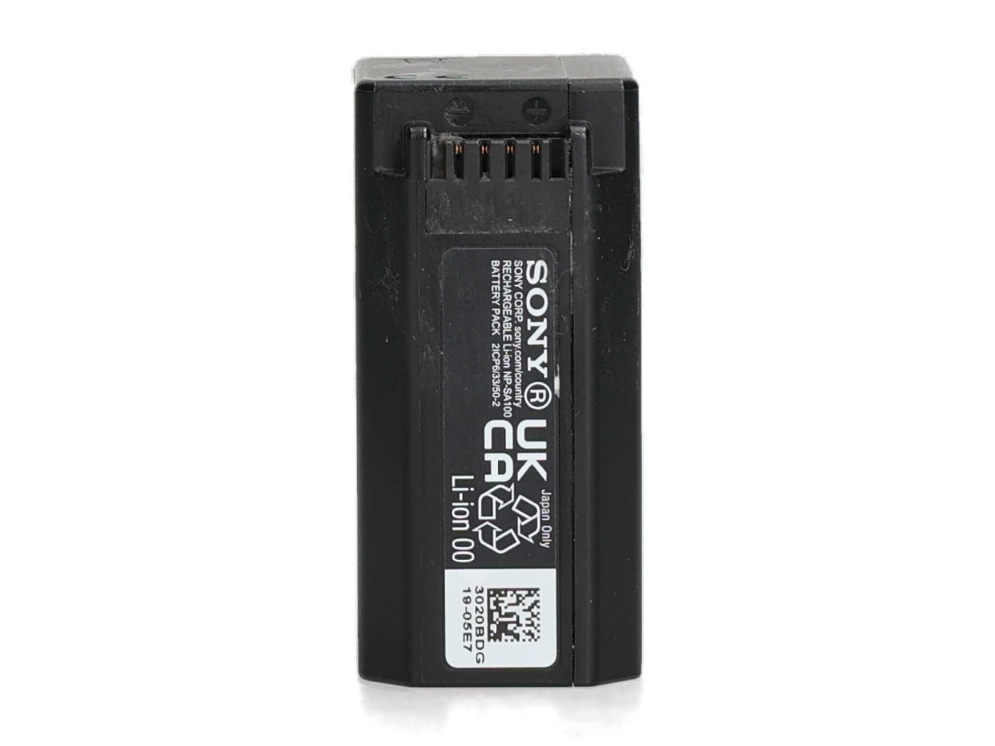 Sony NP-SA100 Battery - Zeer goed