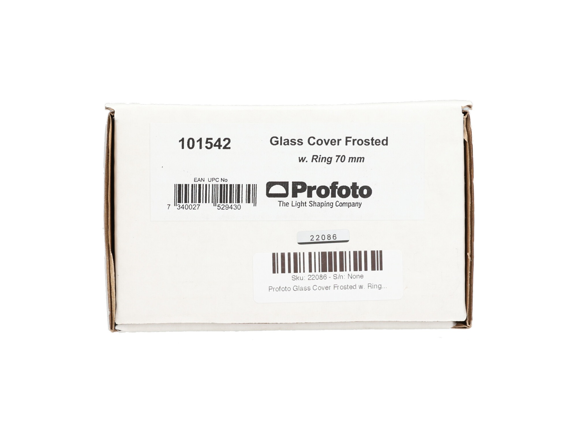 Profoto Glass Cover Frosted w. Ring 70 mm - 101542 - Zo goed als nieuw