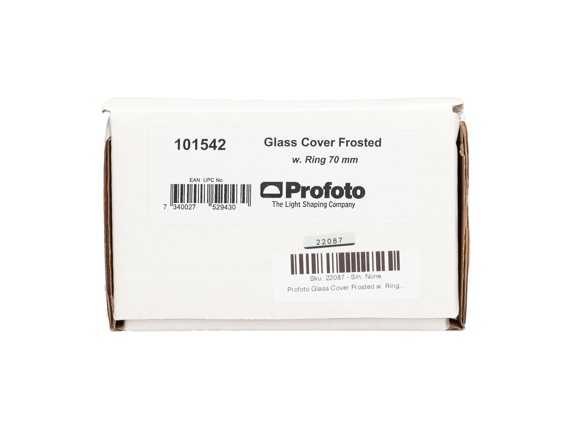 Profoto Glass Cover Frosted w. Ring 70 mm - 101542 - Zo goed als nieuw