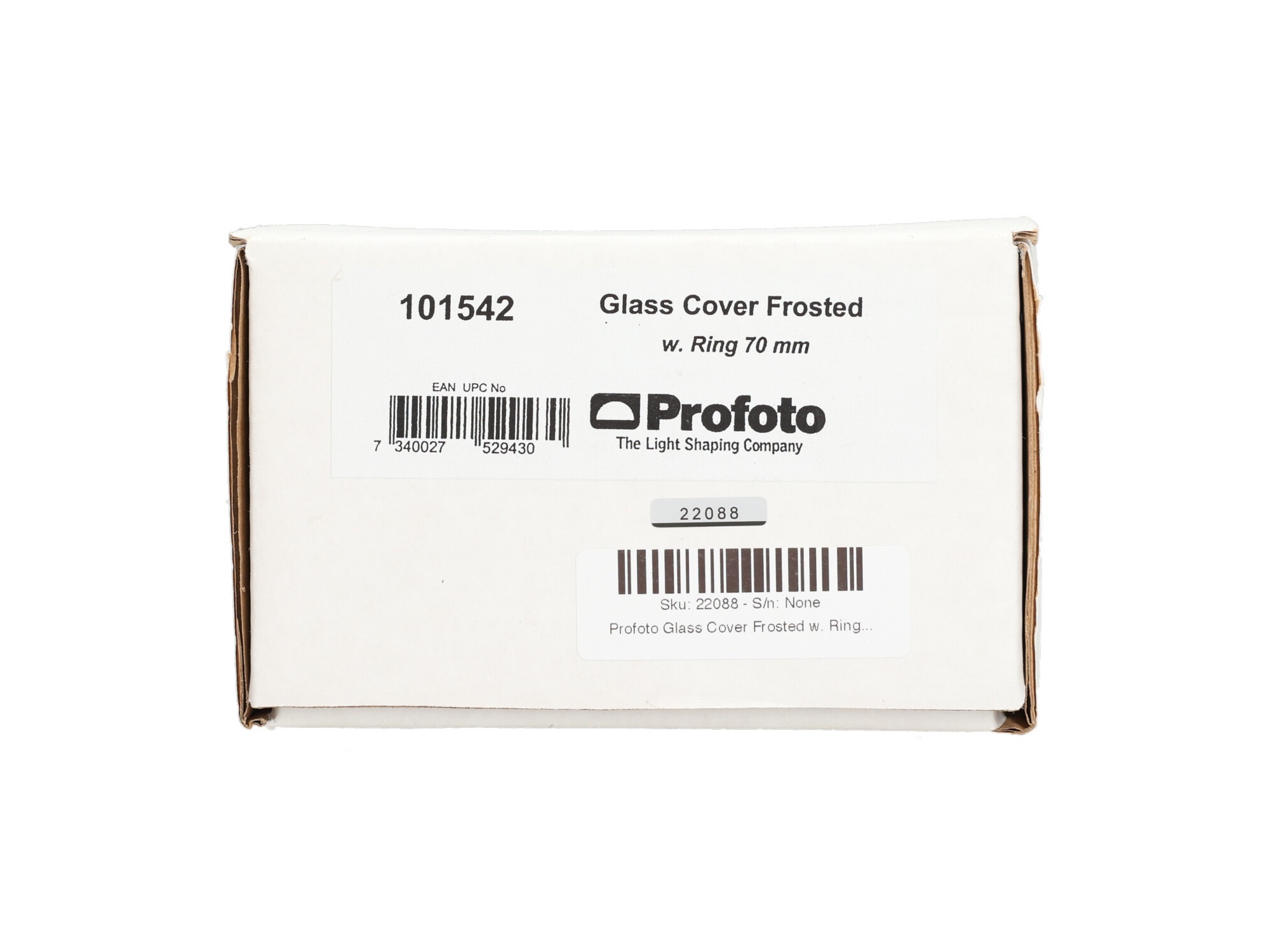 Profoto Glass Cover Frosted w. Ring 70 mm - 101542 - Zo goed als nieuw