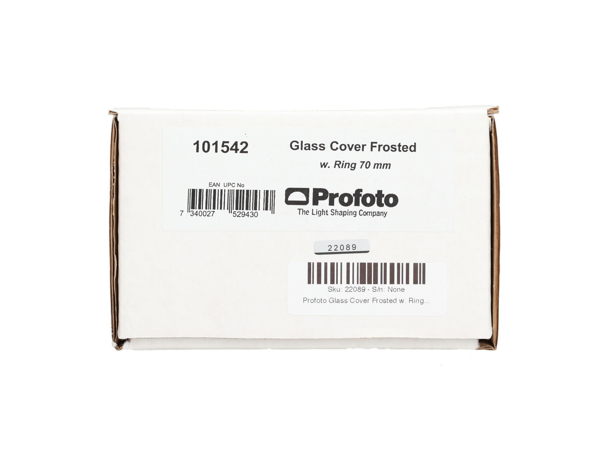 Profoto Glass Cover Frosted w. Ring 70 mm - 101542 - Zo goed als nieuw