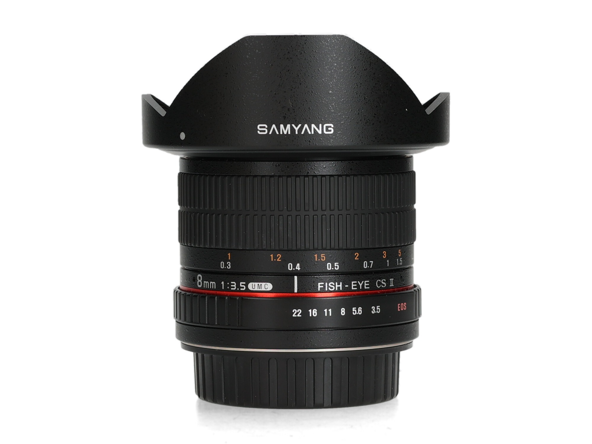 Samyang 8mm f/3.5 UMC CS II - Canon EF-S - Zeer goed