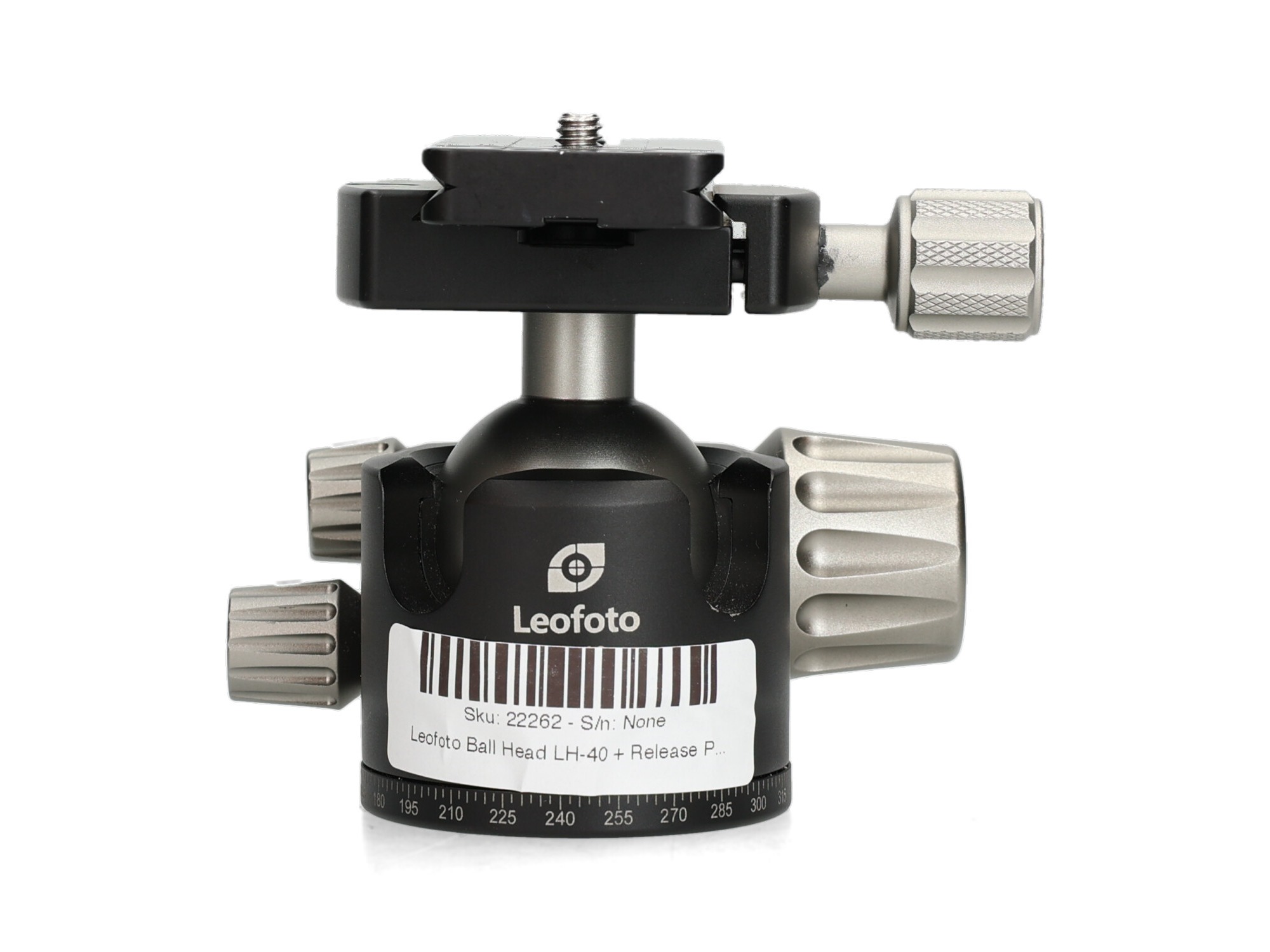 Leofoto Ball Head LH-40 + Release Plate QP-70 - Zeer goed