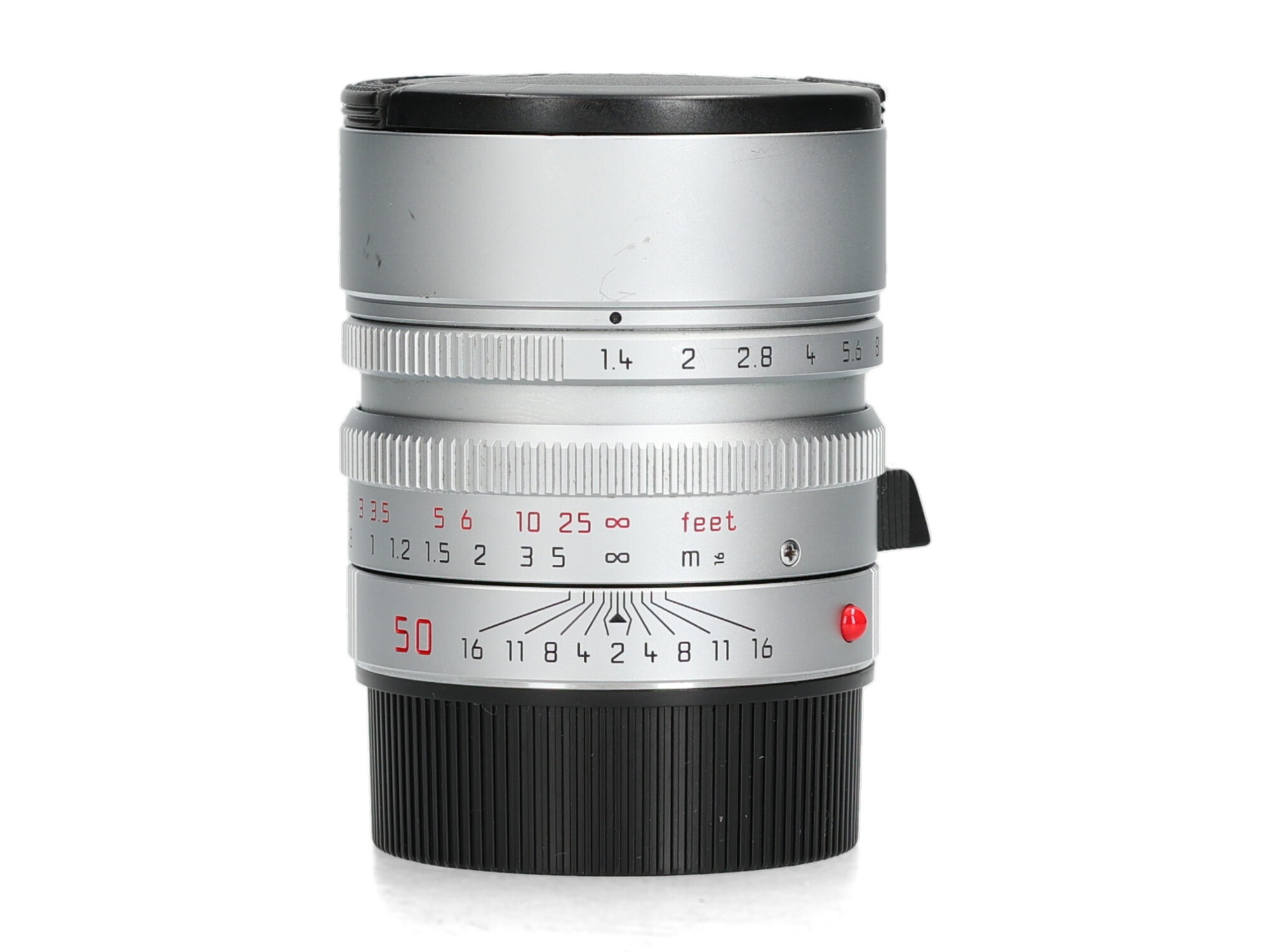 Leica 50mm f/1.4 Summilux-M ASPH Silver Chrome (11892) - Zeer goed