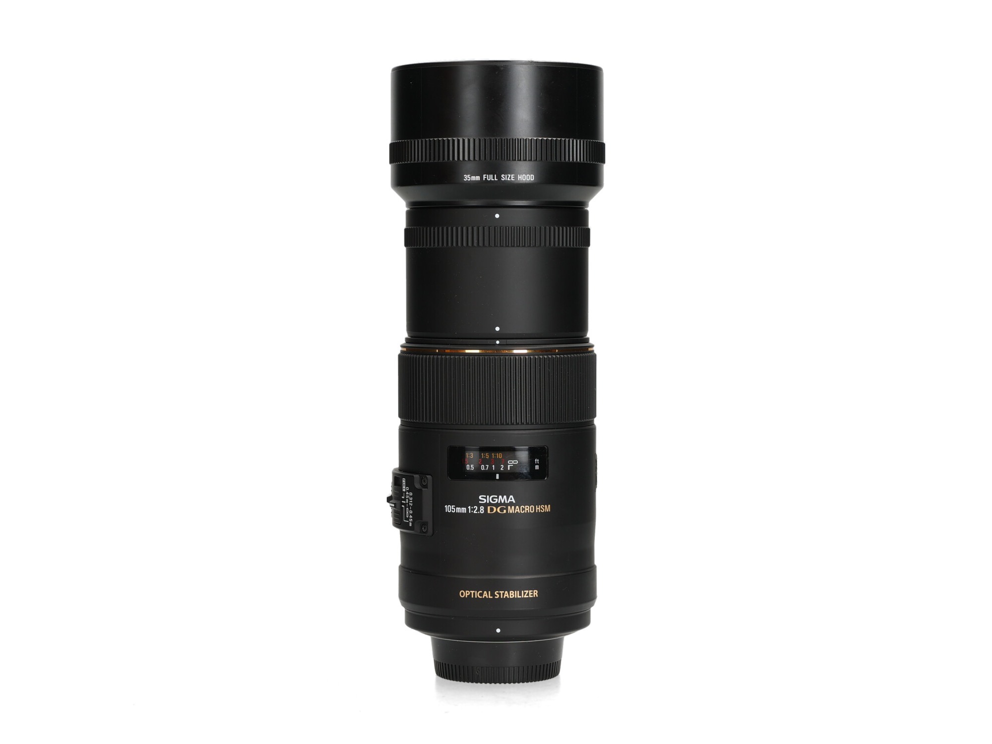 Sigma 105mm f/2.8 EX DG Macro OS HSM - Nikon F - Zeer goed